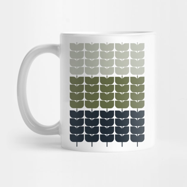 Abstract Geometric Repeat Leaf Pattern by So Young So Good